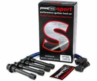 Zapalovací kabely Powertec  HONDA CIVIC AERODECK 98-01 Modré