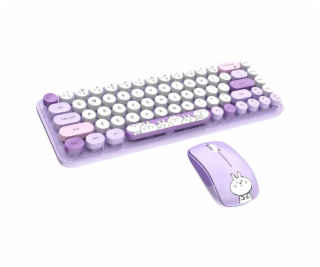 MOFII Wireless Keyboard+Mouse iBean Pro New 2.4G (Purple)