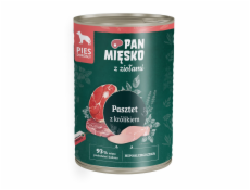 PAN MEAT with Herbs Pate with Rabbit - mokré krmivo pro psy - 400 g