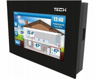 Pokojový ovladač Tech ST-281 s RS komunikací (2 mm sklo) ...
