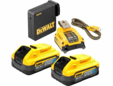DEWALT NABÍJEČKA / USB ADAPTÉR DEWALT +2x5,0Ah POWER STACK