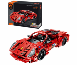 Stavebnice Sportovní auto červené 437 ks