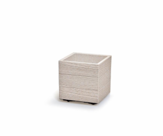 Květináč Prosperplast MADERA SQUARE eco wood 28,8 cm bílý...