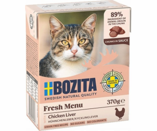BOZITA Fresh Menu Chicken liver in gravy - mokré krmivo p...