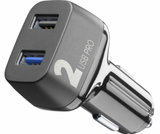 Sourcing AUTO NABÍJEČKA 2USB 2*18WQC ČERNÁ