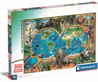 Puzzle 300 Úžasný svět zvířat