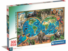 Puzzle 300 Úžasný svět zvířat