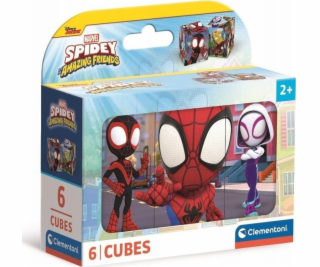 Obrázkové kostky - Spidey a jeho úžasní přátelé 6 kostek