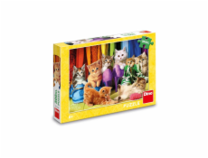 Dino Puzzle Barevná koťátka 300 XL dílků