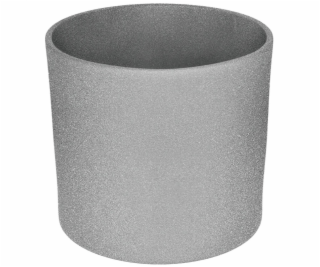 Keramický hrniec DOMOLETTI WALEC STRUCTUR, O28 cm, sivý