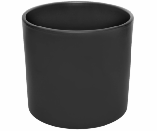 Ceram hrniec DOMOLETTI WALEC STRUCUTR, O28 cm, mat. Čierna