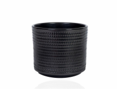 Hrniec Domoletti 99114/060, keramika, O 14,5 cm, čierny