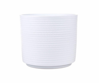 Hrniec Domoletti 99114/007, keramika, O 14,5 cm, biely
