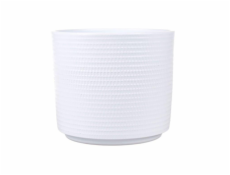 Hrniec Domoletti 99114/007, keramika, O 14,5 cm, biely