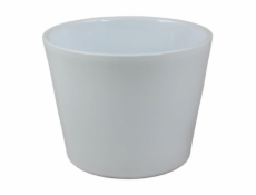 Hrniec Domoletti 44012/007, keramika, O 11,5 cm, biely