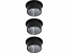 Paulmann vestavné svítidlo Gil Coin 3StepDim rd starr LED 3x6W 2700K 230V černá matná/eisenAlu