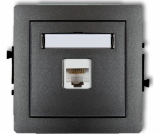Karlik DECO Počítačové zásuvky 1xRJ45, kat. 6, stíněné, 8...