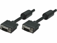 Manhattan D-Sub (VGA) - D-Sub (VGA) kabel 10m černý (317696)