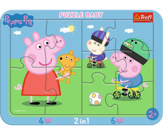 Trefl PUZZLE 4.6 EL TREFL 80021 VESELÉ PIG PEPPA FOL