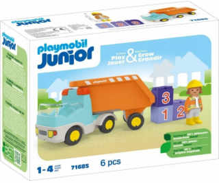 PLAYMOBIL 71685 Junior: Sklápěč, stavební hračka