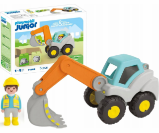 PLAYMOBIL 71684 Junior: Lopatový bagr, stavebnice