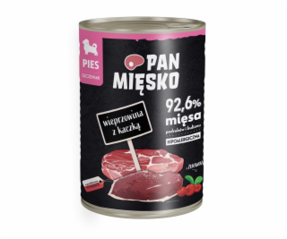 Pánev vepřové maso s kachnou - mokré krmivo pro štěňata -...