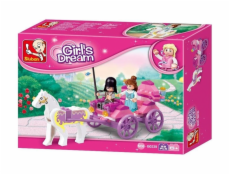 Konstruktér Sluban Princess kočár M38-B0239, plast