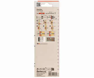 Pin Fischer DuoTec, 46 mm x 12 mm, 2 ks.