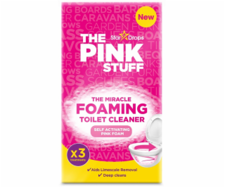 THEPINKSTUFF Pěnový čistič WC 3X100G