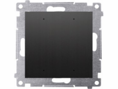Kontakt-Simon Simon 54 GO Tlačítkový ovladač osvětlení - 1 výstup 16A, ovládání chytrým telefonem WiFi 230V (modul) matná černá DEW1W.01/49
