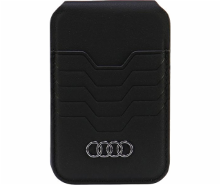 Audi Kožená peněženka Stojánek na kartu černá/černá MagSa...