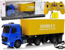 Nákladní auto LeanToys na dálkové ovládání 1:20 modrý