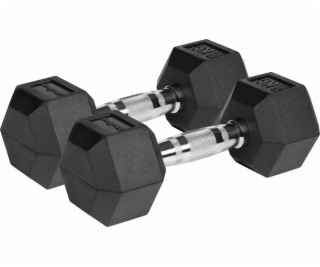 Rebel Činky RBA-2325 pogumované 2 x 8 kg