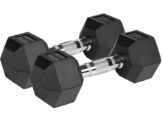 Rebel Činky RBA-2325 pogumované 2 x 8 kg