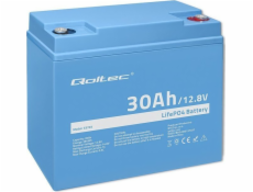 Qoltec LiFePO4 Lithium Iron Phosphate Baterie | 12,8V | 30Ah | 384 Wh | BMS