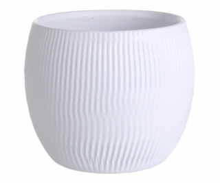 Hrniec Domoletti 66713/095, keramika, H 13 cm, biely