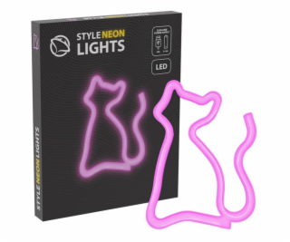 MANTA CAT, LED Neon plexi dekorácia