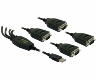 DeLock konvertor USB-&gt; 4xCOM DB9