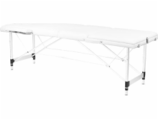 Activeshop SKLADOVACÍ MASÁŽNÍ STŮL HLINÍKOVÝ COMFORT ACTIV FIZJO 3-SEGMENTOVÝ BÍLÝ