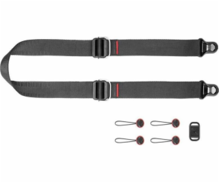 Peak Design  Slide Lite Black v3 popruh na krk nebo ramen...