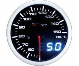 DRacing Clock DEPO Dual 60mm Oil Temp