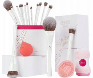 JESSUP_SET Komplexní sada nástrojů pro make-up Čisticí po...