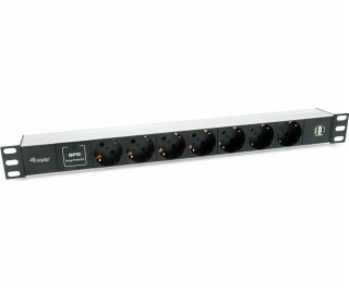 Equip Steckdosenleiste 19(1HE)7fach Schuko16A,1,8m Kabel. si