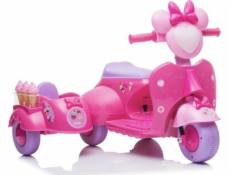 Prodejna zmrzliny Lean Cars Scooter Tříkolka JT5258 Růžová