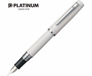 Plnicí pero Platinum  Proycon Porcelain White, F, bílé