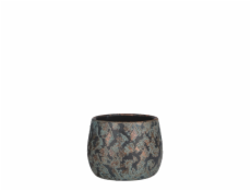 Hrniec Mica Clemente 1034808, keramika, V 16,5 cm, meď