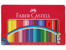 Faber-Castell Crayons Grip 2001 48 barev Faber-Castell Metal Pack (112448 FC)