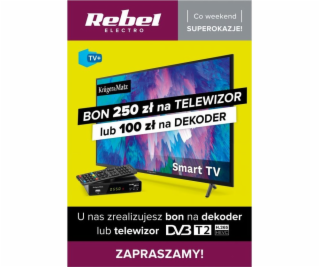 Kruger&Matz Plakát Kruger&amp;Matz - Poukaz na TV a dekodér