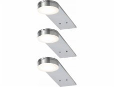 Paulmann LED nábytková svítidla 3x3W 15VA dlouhá 230V/350mA 200x50mm Satin iron/Metal Acrylic