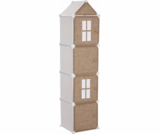 Atmosphera Dětský regál na hračky HOUSE, 34 x 140 cm